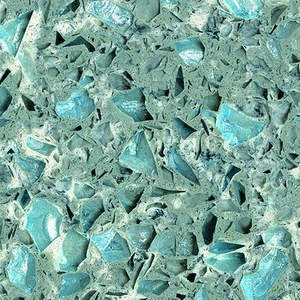 Colorful Shining Blue Quartz Stone Slab